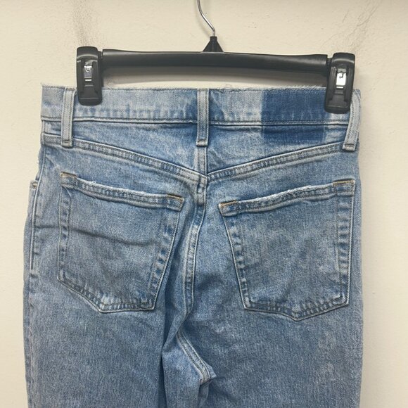 Abercrombie & Fitch 90s Straight Ultra High Rise Jeans Size 27/4 Light Wash Deni - Picture 6 of 8